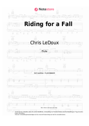 Noten, Akkorde Chris LeDoux - Riding for a Fall