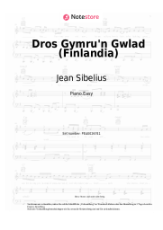 undefined Jean Sibelius - Dros Gymru'n Gwlad (Finlandia)