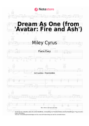 Noten, Akkorde Miley Cyrus - Dream As One (from 'Avatar: Fire and Ash')