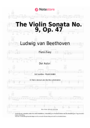 undefined Ludwig van Beethoven - The Violin Sonata No. 9, Op. 47