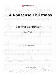 undefined Sabrina Carpenter - A Nonsense Christmas