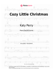 Noten, Akkorde Katy Perry - Cozy Little Christmas