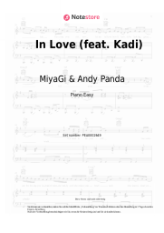 Noten, Akkorde MiyaGi & Andy Panda - In Love (feat. Kadi)