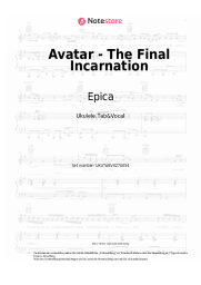 Noten, Akkorde Epica - Avatar - The Final Incarnation