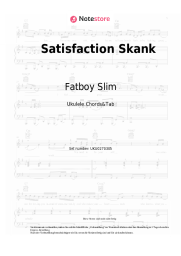 Noten, Akkorde Fatboy Slim, The Rolling Stones - Satisfaction Skank