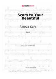 Noten, Akkorde Alessia Cara - Scars to Your Beautiful