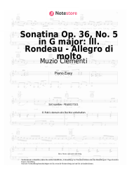 undefined Muzio Clementi - Sonatina Op. 36, No. 5 in G major: lll. Rondeau - Allegro di molto