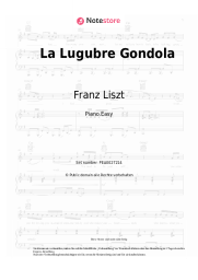 undefined Franz Liszt - La Lugubre Gondola