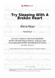 undefined Alicia Keys - Try Sleeping With A Broken Heart