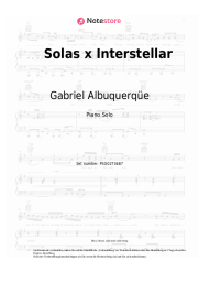 Noten, Akkorde Gabriel Albuquerqüe - Solas x Interstellar