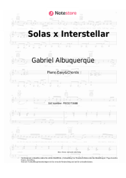 Noten, Akkorde Gabriel Albuquerqüe - Solas x Interstellar