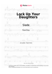 Noten, Akkorde Slade - Lock Up Your Daughters