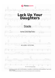 Noten, Akkorde Slade - Lock Up Your Daughters