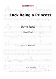 Noten, Akkorde Esme Rose - Fuck Being a Princess