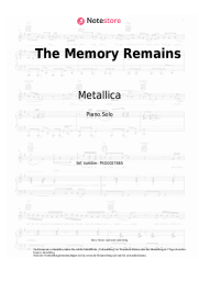 undefined Metallica - The Memory Remains