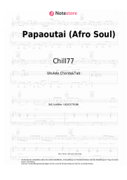 Noten, Akkorde Chill77 - Papaoutai (Afro Soul)