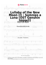 Noten, Akkorde HOYO-MiX - Lullaby of the New Moon (I) : Somnias a Luna (OST Genshin Impact)
