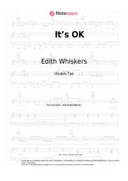 Noten, Akkorde Edith Whiskers - It’s OK