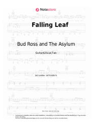 Noten, Akkorde Bud Ross and The Asylum - Falling Leaf
