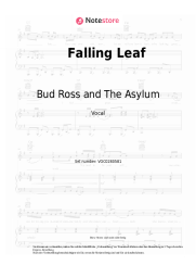 Noten, Akkorde Bud Ross and The Asylum - Falling Leaf