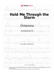 Noten, Akkorde Chilaroma - Hold Me Through the Storm