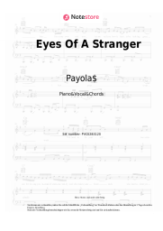 Noten, Akkorde Payola$ - Eyes Of A Stranger