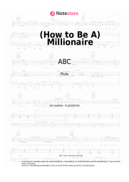 Noten, Akkorde ABC - (How to Be A) Millionaire