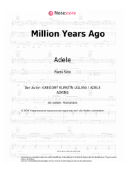 undefined Adele - Million Years Ago
