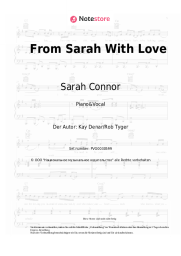 undefined Sarah Connor - From Sarah With Love