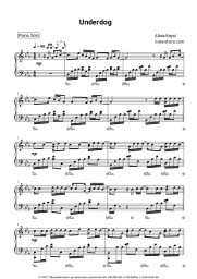 Noten, Akkorde Alicia Keys - Underdog