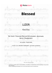 Noten, Akkorde LIZER - Blessed