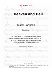 Noten, Akkorde Black Sabbath - Heaven and Hell
