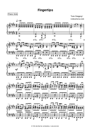 Noten, Akkorde Tom Gregory - Fingertips