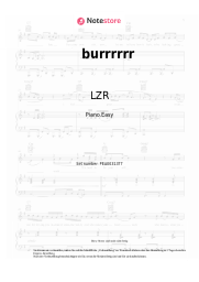 Noten, Akkorde LZR, bbno$, TrippyThaKid, Yung Bambi - burrrrrr
