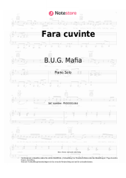 undefined B.U.G. Mafia, Loredana - Fara cuvinte