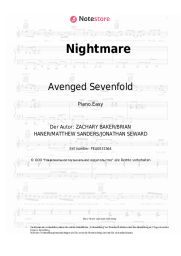 undefined Avenged Sevenfold - Nightmare