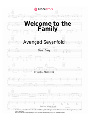 undefined Avenged Sevenfold - Welcome to the Family