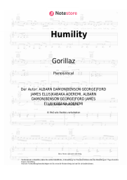 Noten, Akkorde Gorillaz, George Benson - Humility