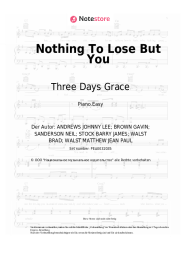 undefined Three Days Grace - Nothing To Lose But You