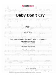 undefined INXS - Baby Don't Cry
