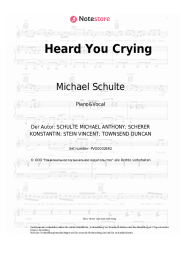 undefined Michael Schulte - Heard You Crying