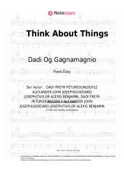 Noten, Akkorde Dadi Og Gagnamagnio - Think About Things