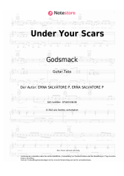 Noten, Akkorde Godsmack - Under Your Scars