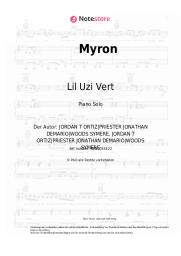 Noten, Akkorde Lil Uzi Vert - Myron