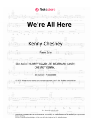 undefined Kenny Chesney - We're All Here