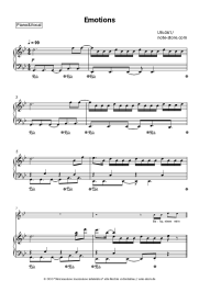 Noten, Akkorde Ufo361 - Emotions