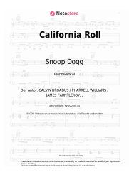 undefined Snoop Dogg, Stevie Wonder, Pharrell Williams - California Roll 