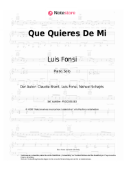 undefined Luis Fonsi - Que Quieres De Mi