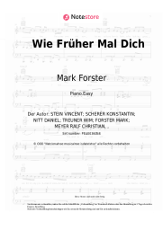 undefined Mark Forster - Wie Früher Mal Dich