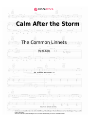 Noten, Akkorde The Common Linnets - Calm After the Storm